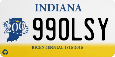 IN license plate 990LSY