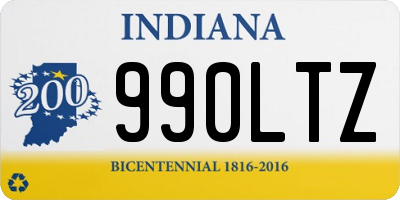 IN license plate 990LTZ