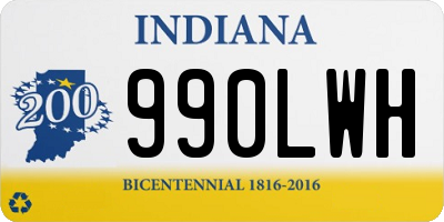 IN license plate 990LWH