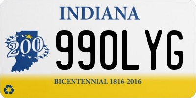 IN license plate 990LYG