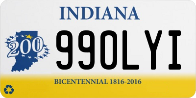 IN license plate 990LYI