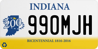 IN license plate 990MJH