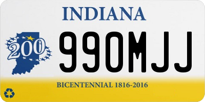 IN license plate 990MJJ