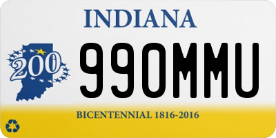 IN license plate 990MMU