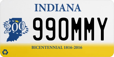 IN license plate 990MMY