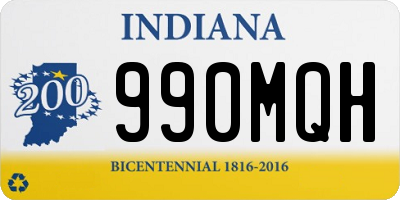 IN license plate 990MQH