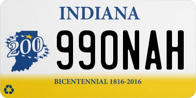 IN license plate 990NAH