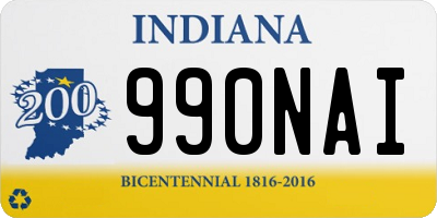 IN license plate 990NAI