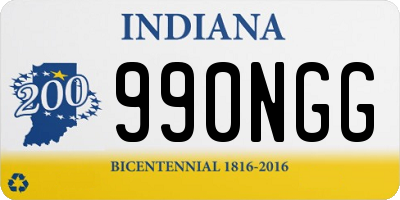 IN license plate 990NGG