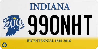 IN license plate 990NHT