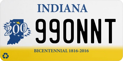 IN license plate 990NNT