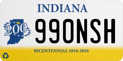 IN license plate 990NSH