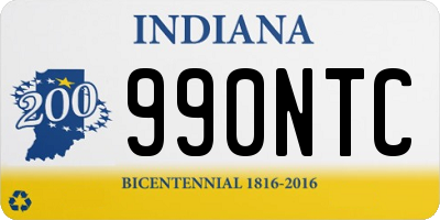 IN license plate 990NTC