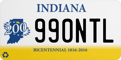 IN license plate 990NTL