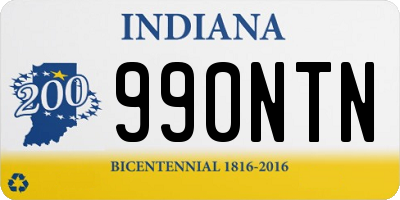 IN license plate 990NTN