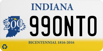 IN license plate 990NTO