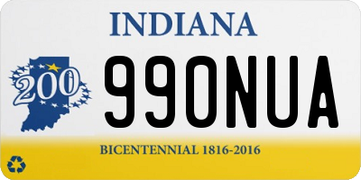 IN license plate 990NUA