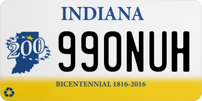 IN license plate 990NUH