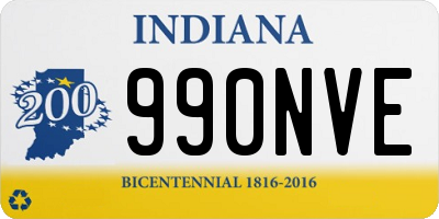 IN license plate 990NVE