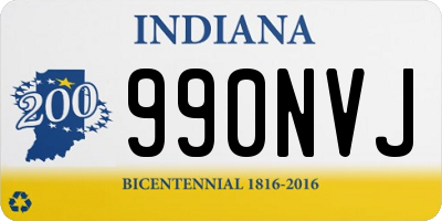 IN license plate 990NVJ