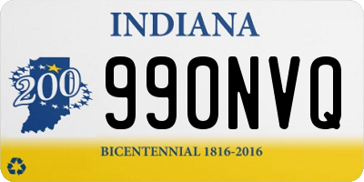 IN license plate 990NVQ