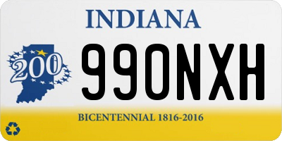 IN license plate 990NXH