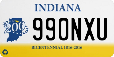 IN license plate 990NXU