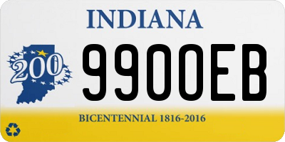 IN license plate 990OEB