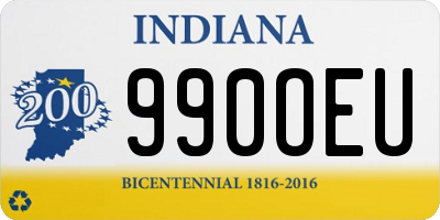 IN license plate 990OEU