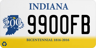 IN license plate 990OFB