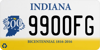 IN license plate 990OFG