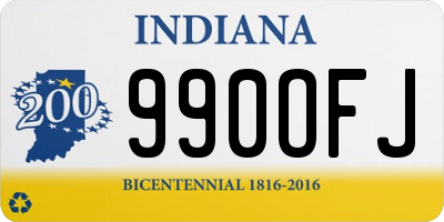 IN license plate 990OFJ