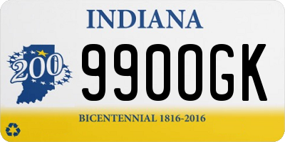 IN license plate 990OGK