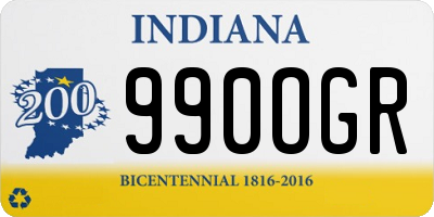 IN license plate 990OGR