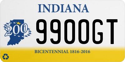 IN license plate 990OGT