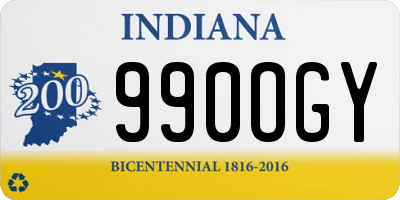 IN license plate 990OGY