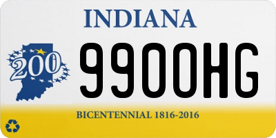 IN license plate 990OHG