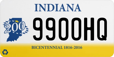 IN license plate 990OHQ