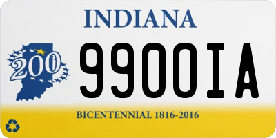 IN license plate 990OIA