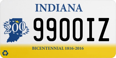 IN license plate 990OIZ