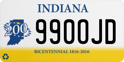 IN license plate 990OJD