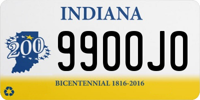 IN license plate 990OJO