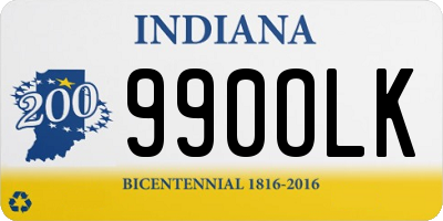 IN license plate 990OLK