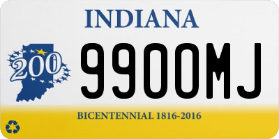 IN license plate 990OMJ