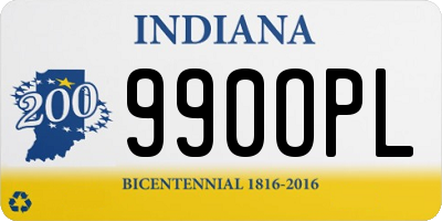 IN license plate 990OPL