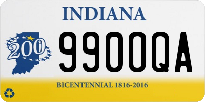 IN license plate 990OQA