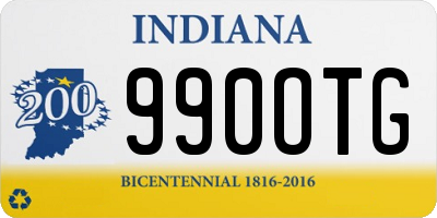 IN license plate 990OTG