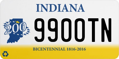 IN license plate 990OTN