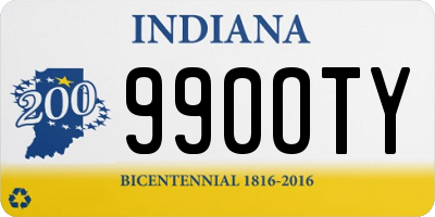 IN license plate 990OTY