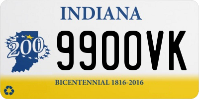 IN license plate 990OVK